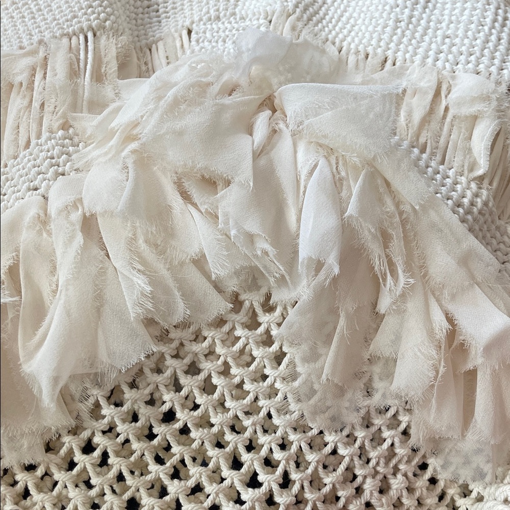 Ohne Titel Cream Macramé Mini Dress - Picture 4 of 10